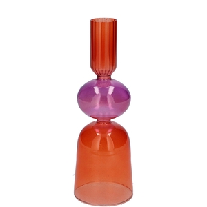 DF02-665830400 - Candle holder Aviance3 d2.5/6xh18 orange/purple