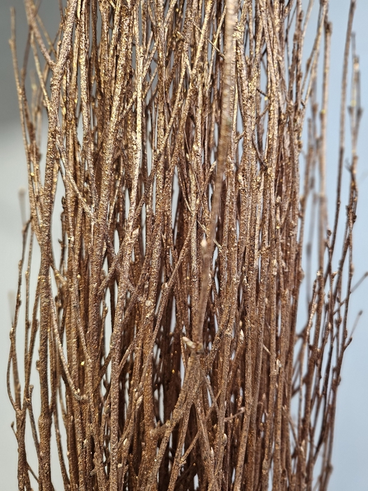 KERST BETULA PER TAK KOPER GLITTER