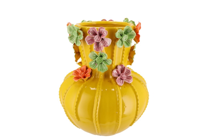 <h4>Flower Yellow Vase 22x27cm Nm</h4>