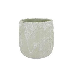 Alaska Gypsy Green Whitewash Pot 20x20x19cm Nm