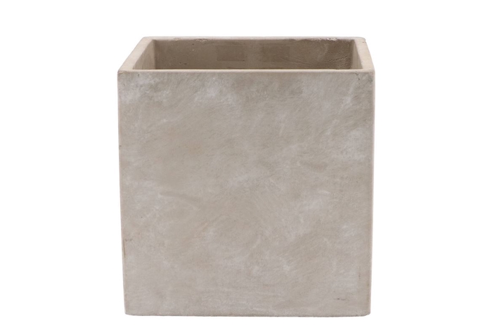 Concrete Pot Square 17x17x17cm Nm