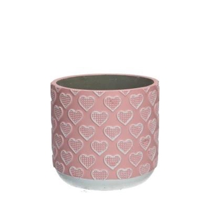 Promo Keramiek Love pot d13.5*12.5cm