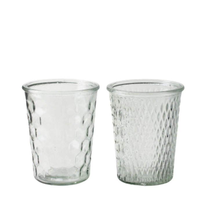 <h4>Glas Vaas Retro d10*13cm</h4>