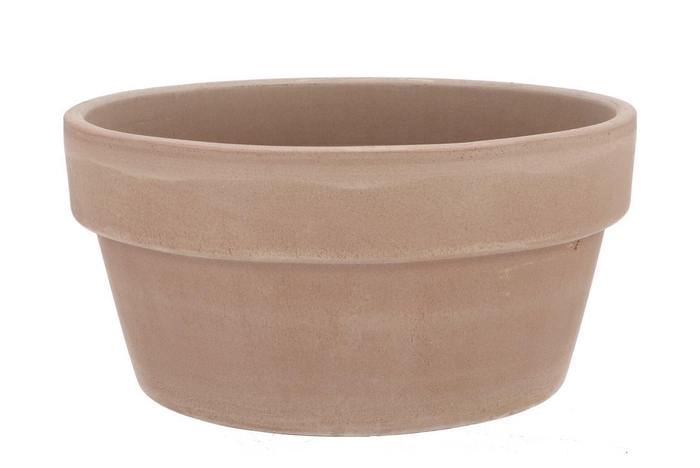 Terracotta Choco Cilinder Bowl 27x15cm