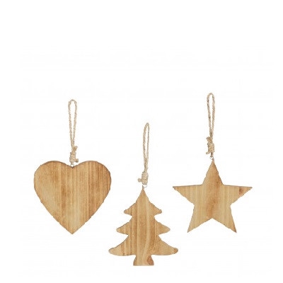 <h4>Christmas natural Hanging wood d10cm ass.</h4>