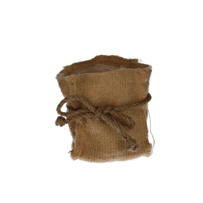 <h4>Potcovers Hessian bag 13/13*15cm</h4>