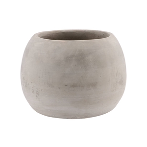 Concrete Pot Sphere 24x20cm