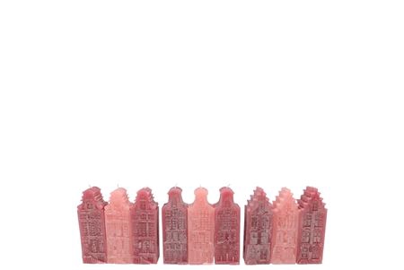 <h4>Candle A'dam House Sweets Pink Mix 4x4x12cm</h4>