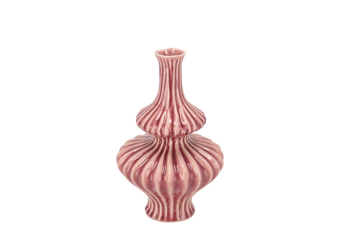 Mirre Old Pink Bubbles Vase 11x11x15cm
