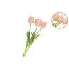 Silk Tulip Bouquet Light Pink 26x47cm Nm