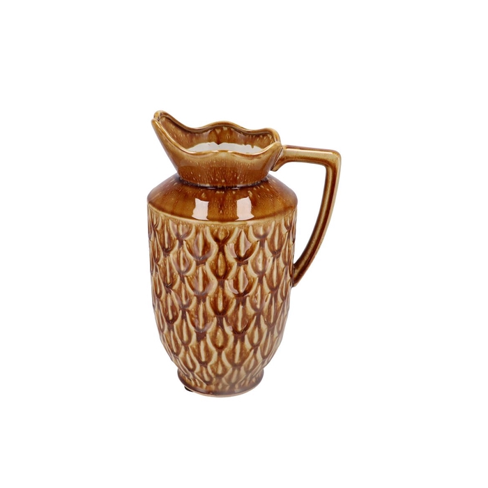 <h4>Inga Boa Brown Vase Active Glaze 23x20x38cm</h4>