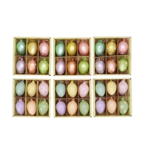 Easter Glass Pastel Egg Matte Ass 6x6x9cm