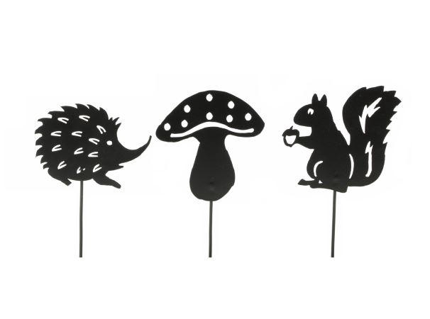 Pick Animal/Mushroom 6Pcs W7H15