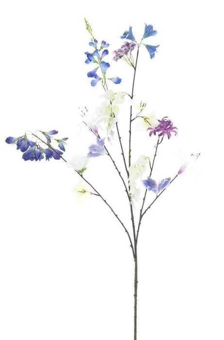 <h4>Mixed flower spray  blue 119cm</h4>