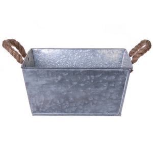 Planter Jari 23x23x11 zinc