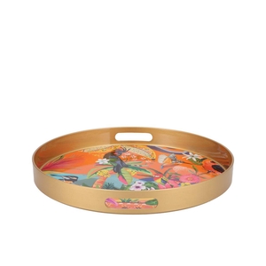 Melamine Full Color Plate Round 35x35x4cm