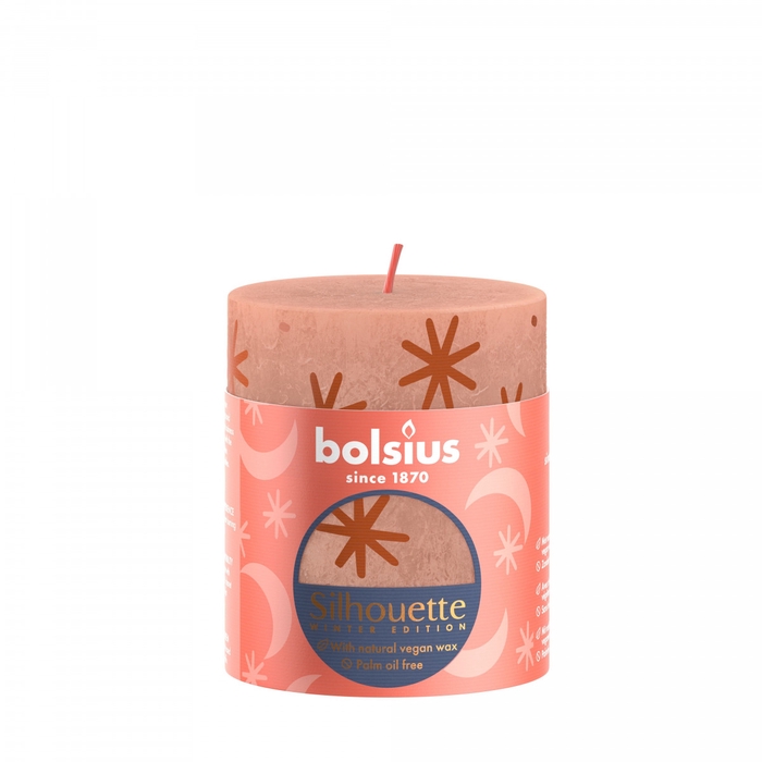 <h4>Candle Cylind.d07*08cm rust.star</h4>