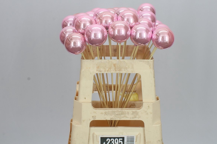 <h4>X-mas Balls Pink Pearl X25</h4>