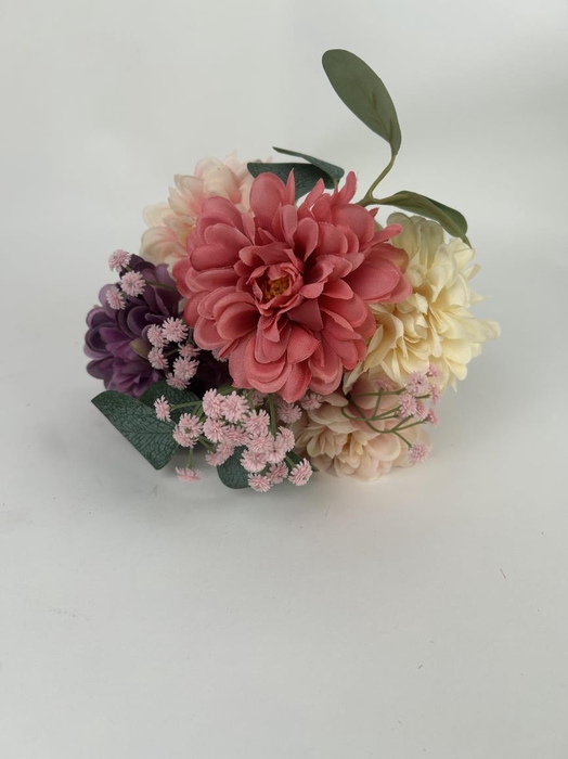 AF Dahlia bouq L42cm mix pink