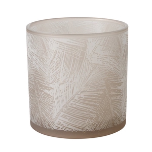 Windlight Leavo, H 15 cm, Glass lacquered, 4066076199167, 2033907