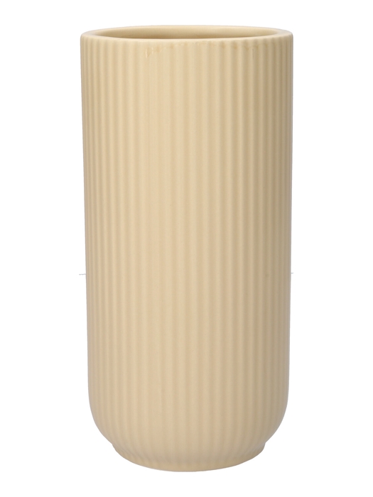 <h4>DF03-710288700 - Vase Haley d10.6xh22 cream matt</h4>
