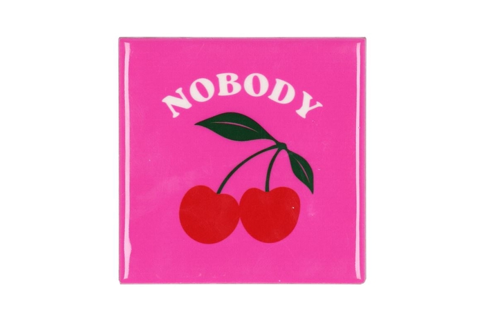 <h4>Tile Nobody Pink 10x10x1cm</h4>