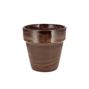 Ebbi Moss Brown Pot Glaze 17x17cm