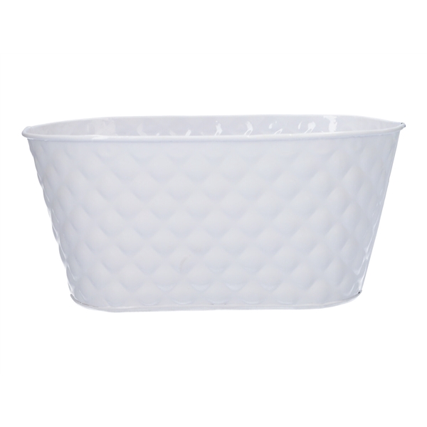 <h4>Planter Melody 19x13.5x10 white</h4>