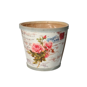 Wood Rose pot d17*15cm