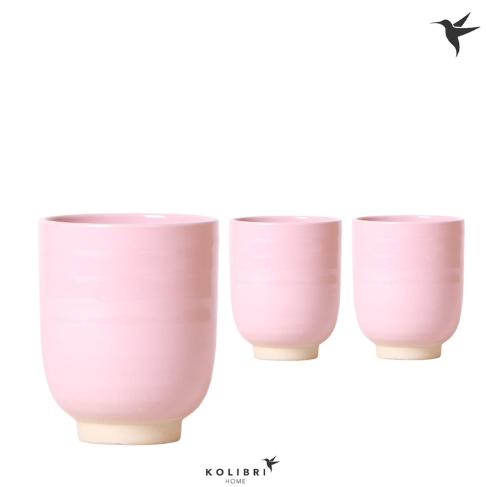 <h4>Kolibri Home Glazed pot pink</h4>