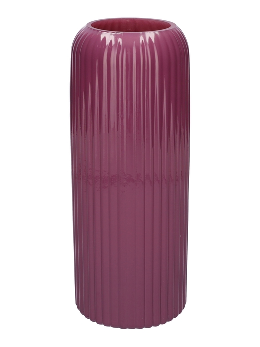 <h4>DF02-664554200 - Vase Nora d7.2/10xh25 aubergine milky</h4>