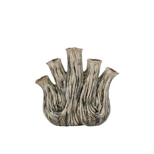 Aglio Green Active Glaze Vase Oval 20x9x19cm