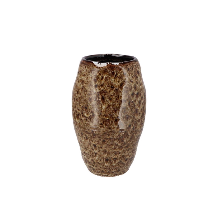 <h4>Dana Brown Cat Eye Vase 19x19x30cm</h4>