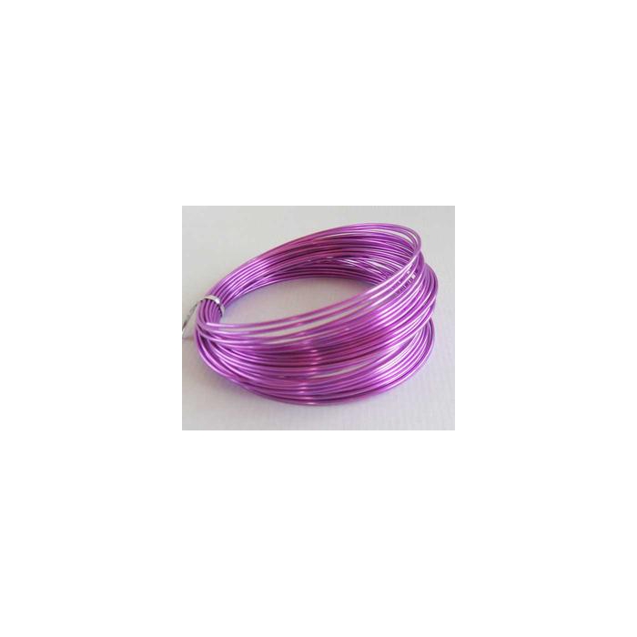 <h4>ALUMINIUM WIRE 2MM LAVENDEL 12M 100GR</h4>