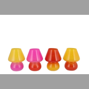 Bicolore Dutch Orange Mix Led Mushroom Ass 12x15cm Nm