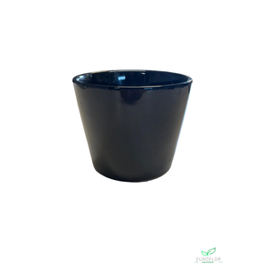 POT BLACK KONISCH 12CM