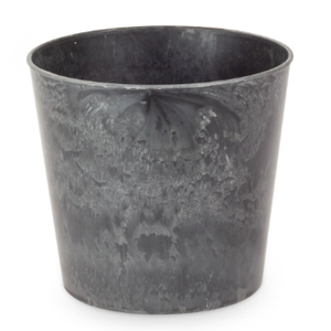 CACHEPOT PLASTICO CINZA IMP