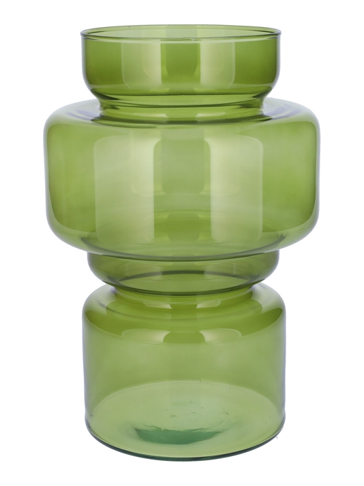 <h4>DF02-883904900 - Vase Ellena d12/16.5xh25 green tranp</h4>