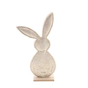 Easter Deco rabbit standing 12.5*5*32.5cm
