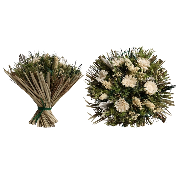 <h4>BS Droog Boeket Green Ø 35 cm</h4>