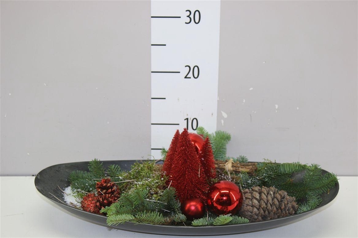 <h4>Arr Kerst Schaal Rood</h4>