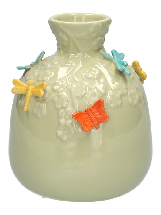 <h4>Bottle Dragonfly d7/16.5xh19 green</h4>