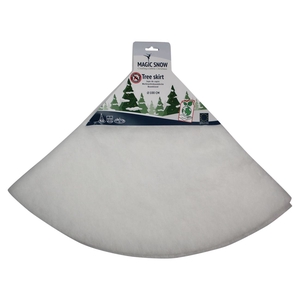 DF12-BIO34199 - Org snow tree skirt  � 100cm