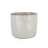 Iron Stone White Glazed Pot 19x17cm