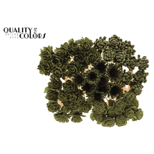 Shola Flower Mix on stem Olive