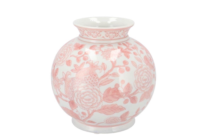 <h4>Hailey Pink Porcelain Vase Rose 20x20cm</h4>