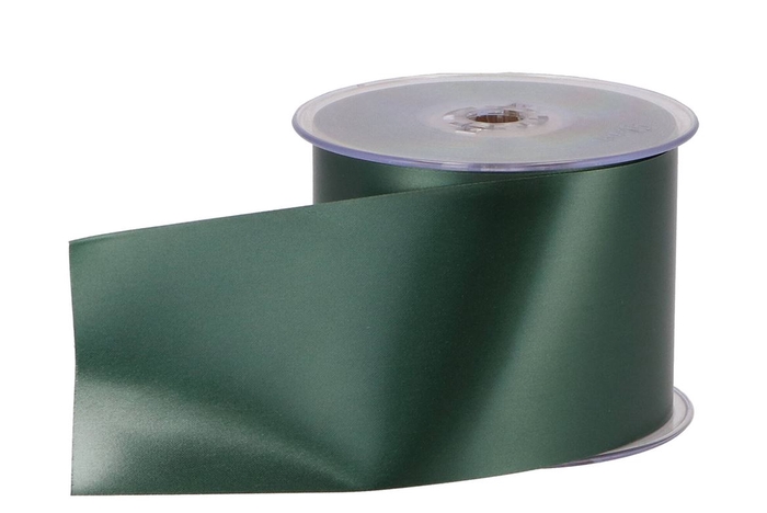 <h4>Ribbon Silk Comp. Dark Green 70mmx50 Mtr</h4>