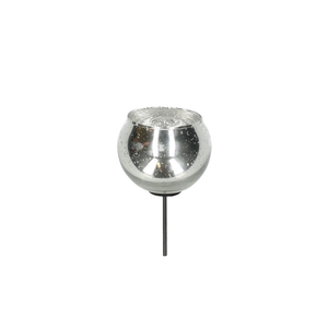 Candlelight glass ball/pin d05/7 12cm