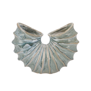 Sifan Blue Vase Shell 31x10x25cm
