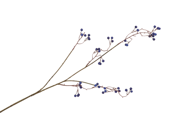 <h4>Silk Berry Branched Blue 93cm</h4>